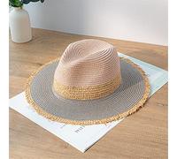 YXWYXWA Ladies Summer Hat Straw Hat Sunscreen Sun Top Hat Big Brim Vacation Beach Ladies Hat