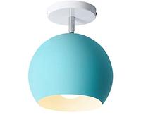 YXWYXWA LED 's Room Decoration Ceiling E27 and Color LED Ceiling Light Bedroom Bedside Cloakroom Colored Metal Ceiling Lantern Interesting