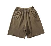 YXWYXWA Men Cotton Sporting Running Shorts Bodybuilding Sweatpants Fitness Short Gyms menShorts