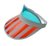 YXWYXWA Men's Women's Clear Plastic Sun Hat Rainbow Shade Travel Clear Candy Color Rainbow Driving Baseball Cap