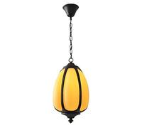 YXWYXWA New Chinese Style Landscape Garden Light Corridor Aisle Terrace Balcony Pavilion Lighting E27 Waterproof Outdoor Villa Garden Indoor Imitation Pumpkin Lamp Interesting