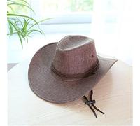 YXWYXWA Outdoor Straw Hat Men's Summer Seaside Fisherman Hat Western Cowboy Hat Men's Mountaineering Sun Hat Sun Hat
