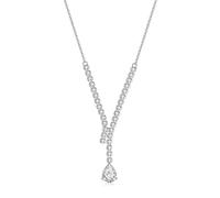 YXWYXWA Pendant Necklace 925, Cubic Zirconia Necklace Y with Cz Pendant Necklaces Silver/Gold Women Jewelry