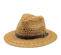 YXWYXWA Raffia Summer Hats Women Parent-Child Beach Straw Hat Sun Beach Accessories Flat Top Cap Wreath Outdoor