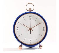 YXWYXWA Reloj de Escritorio Nuevo Reloj Creativo de Estilo Chino Reloj Casa Decoración de la Sala de Estar Desktop de la casa Mue Mude Caballero de Escritorio de la Pared del Escritorio Reloj (Color: