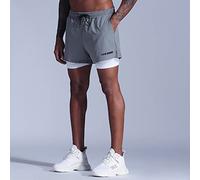 YXWYXWA Running Shorts Men 2 in 1 Sports Jogging Fitness Shorts Training Quick Dry Mens Gym Men Shorts Sport