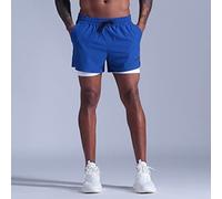YXWYXWA Running Shorts Men 2 in 1 Sports Jogging Fitness Shorts Training Quick Dry Mens Gym Men Shorts Sport