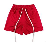 YXWYXWA Running Shorts Men Big Mesh Quick Dry Bodybuilding Fitness Shorts Muscle Sports Shorts with Pocket