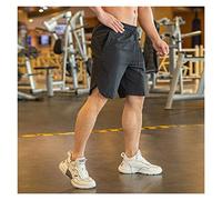 YXWYXWA Running Shorts Men Training Quick Dry Summer Thin Fitness Gym Sport Shorts with Zipper Pocket