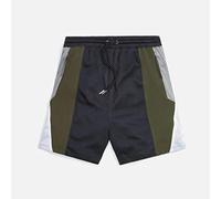 YXWYXWA Shorts Gym Fitness Training Sports Shorts Fashion Splice Leisure Breathable Male Embroidery Shorts