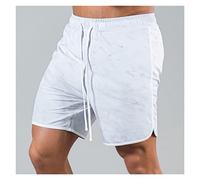 YXWYXWA Shorts Men Bodybuilding Quick-Drying Sports Shorts Knee Length Sweatpants Training Running Shorts