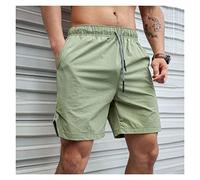 YXWYXWA Shorts Men Gym Training Shorts Elastic Waist Lightweight Breathe Quick Dry Athletic Men Sportswear