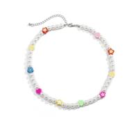 YXWYXWA Silver Alloy Chain Necklace with Stars and Hearts - Men Jewelry Gift Set 18.5 Inches