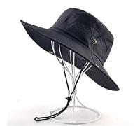YXWYXWA Solid Color Sun Hats For Men Outdoor Fishing Cap Wide Brim Anti-UV Beach Caps Women Bucket Hat Summer Hiking Camping