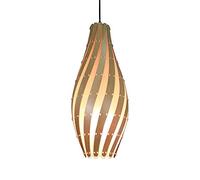 YXWYXWA Solid Wood Lighting LED Personality Wooden Oval Lamp Living Room Weaving s Light Interesting