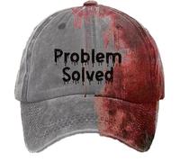 YXWYXWA Sombreros, Soy una Buena Gorra de béisbol, Horror, una Gorra sangrienta Resuelto a mi Sombrero Fino Mujeres Unisex gracios