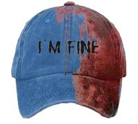 YXWYXWA Sombreros, Soy una Buena Gorra de béisbol, Horror, una Gorra sangrienta Resuelto a mi Sombrero Fino Mujeres Unisex gracios