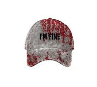 YXWYXWA Sombreros, Soy una Buena Gorra de béisbol, Horror, una Gorra sangrienta Resuelto a mi Sombrero Fino Mujeres Unisex gracios