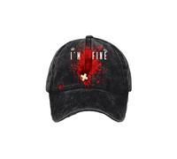 YXWYXWA Sombreros, Soy una Buena Gorra de béisbol, Horror, una Gorra sangrienta Resuelto a mi Sombrero Fino Mujeres Unisex gracios