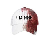 YXWYXWA Sombreros, Soy una Buena Gorra de béisbol, Horror, una Gorra sangrienta Resuelto a mi Sombrero Fino Mujeres Unisex gracios
