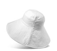 YXWYXWA Spring and Summer Solid Color Big Brim Fisherman Hat Female Leisure Foldable Outdoor Sun Hat Sunscreen