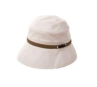YXWYXWA Women Summer Wide Brim Sun Hats 2-Side Foldable Sunscreen Hat Linen Crimping Brim Caps Travel Beach Cap