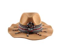 YXWYXWA Women's Autumn and Winter Woolen Top Hat with Wavy Edge Woolen Hat