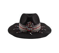 YXWYXWA Women's Autumn and Winter Woolen Top Hat with Wavy Edge Woolen Hat