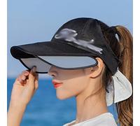 YXWYXWA Women's Sun Hat Cycling Breathable Visor Caps Female Scalable Brim Empty Top Baseball Cap Wide Brim Cap Beach Hats
