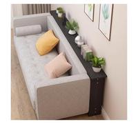 YXXSDP Estante Trasero del sofá Mesa Multifuncional Delgada detrás del sofá, Estante de Almacenamiento de Espacio Estrecho Personalizable, mesas de Consola Resistentes(Black,35x6x26in/90x15x65cm)