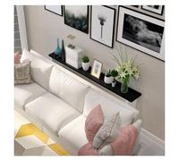 YXXSDP Estante Trasero del sofá Sofá Largo y Delgado detrás de la Mesa, Consola de Entrada Estrecha Personalizable, Estante de Almacenamiento Lateral de la Cama(Black,39.4x6x25.6in/100x15x65cm)