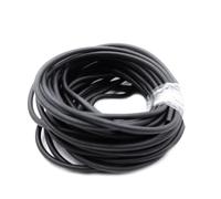YXYFA Mangueras de Goma de látex elásticas de 2M/5M, Tubo de Caucho Natural, Tubo de Banda de tensión de Alta Resistencia 1,6 2 3 4 5 6 9 10 12 14 17mm(Black,5Mx2mmx5mm)