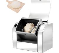 YXYLJOZ Amasadora Automática, 1100W, 1500W Mezcladora Eléctrica de Masa de Pizza de Acero Inoxidable, Amasadora Comercial, Función de Ajuste de Tiempo, Bajo Ruido (3kg)