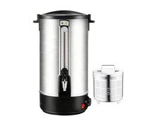 YXYLJOZ Cafetera de Uso Comercial con depósito de Agua Caliente - Percolador de Acero Inoxidable de Doble Pared, preparación rápida, Mantiene el Calor para té y Bebidas en Eventos (20l)