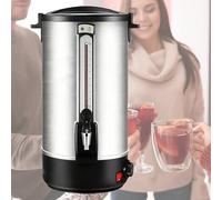 YXYLJOZ Cafetera de Uso Comercial con depósito de Agua Caliente - Percolador de Acero Inoxidable de Doble Pared, preparación rápida, Mantiene el Calor para té y Bebidas en Eventos y Catering. (20l)