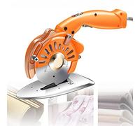 YXYLJOZ Cortador eléctrico de Tela rotativo con Tijeras eléctricas octagonales, para Cuero múltiple Capa y Lana, para Taller de sastrería Industrial (110C)