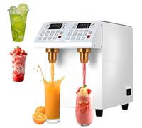 YXYLJOZ Dispensador de Jarabe, máquina dosificadora automática de fructosa, dispensador de Jarabe de Doble Cilindro para Tiendas de té con Leche, Equipo Inteligente para la dosificación