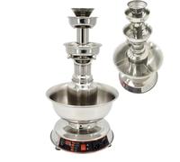 YXYLJOZ Fuente de Vino eléctrica con Control de Temperatura, Fuente de champán de 3 Niveles para Fiestas de 3,5 L, dispensador de cócteles de Acero Inoxidable para Bodas.