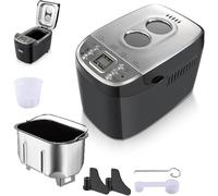 YXYLJOZ Macchina per il Pane, macchina per il Pane Digitale programmabile, teglia in Ceramica, automatica per impasti Senza glutine, per la preparazione di Pane e Yogurt con lievito