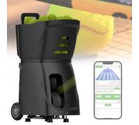 YXYLJOZ Máquina automática para Servir Pelotas de Tenis, Lanzador de Pelotas para Practicar Tenis, Entrenador de Tenis Inteligente (Black)