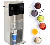 YXYLJOZ Máquina Comercial para Hacer Helados: máquina de Acero Inoxidable para Yogur Helado, Batidos y Helado Suave, Que Permite una Mezcla homogénea y un Servicio rápido.