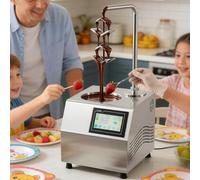 YXYLJOZ Máquina de Fuente de Chocolate - Dispensador automático de 5,5 L, Boquilla Tipo Cascada, fácil de Limpiar, Ideal para Fiestas, Recubrimiento de Frutas y buffets comerciales.