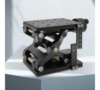 YXYLJOZ Mesa elevadora Manual para Instrumentos ópticos y Accesorios, Mesa Ajustable en el Eje Z de Alta Capacidad de Carga para Uso en Laboratorio. (120mm)