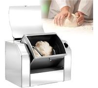 YXYLJOZ Mezcladora Eléctrica de Masa, Máquina Amasadora Comercial con Capacidad, Fabricadora de Masa Comercial, con Recipiente de Mezcla Giratorio de 90° (5kg)