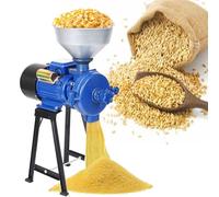 YXYLJOZ Molinillo eléctrico Comercial de maíz de 2500 W - Molino de Grano de Alta Resistencia con Grosor Ajustable, Motor sin escobillas de Cobre Puro, 1400 RPM para café, Trigo, piensos
