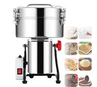 YXYLJOZ Molino eléctrico de 4500 g para Especias, Hierbas y café. Molino de Hierbas de Alta Velocidad con protección contra sobrecarga, Temporizador y Motor Comercial de 5000 W.
