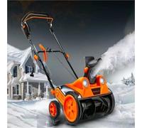 YXYLJOZ Pala quitanieves eléctrica de Alta Potencia de 2200 W con Velocidad Ajustable de 0 a 3000 RPM y Ancho de Limpieza de 45,7 cm para una eficiente remoción de Nieve en (30m Line)