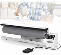 YXYLJOZ Planchadora automática, Prensa rotativa de Vapor Comercial, Alta Potencia para Planchado Continuo, Velocidad de rotación de 2,5 m/min, Ideal para Ropa de Hotel y lavandería.