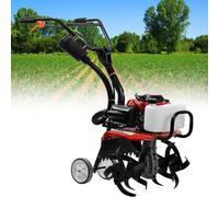 YXYLJOZ Potente motocultor de Gasolina de 4 Tiempos: rotocultivador Ligero y Compacto con Asas seguras para un Cultivo y arado eficientes del Suelo.