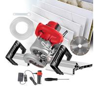 YXYLJOZ Tagliapiastrelle Elettrico a smusso - Utensile per smussatura a 43° per piastrelle in Ceramica e porcellana, 13000 Giri/min, spessore del Bordo regolabile da 0,1 a 0,3 cm (SingleMachine)